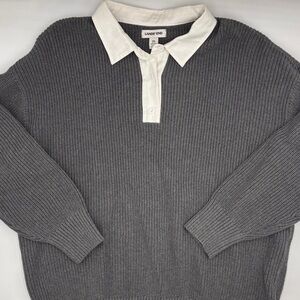 Lands’ End Drifter Rugby-Style Sweater